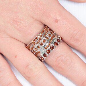 Paparazzi Jewelry Accessories - Angelic Architecture - Brown Ring - Vintage